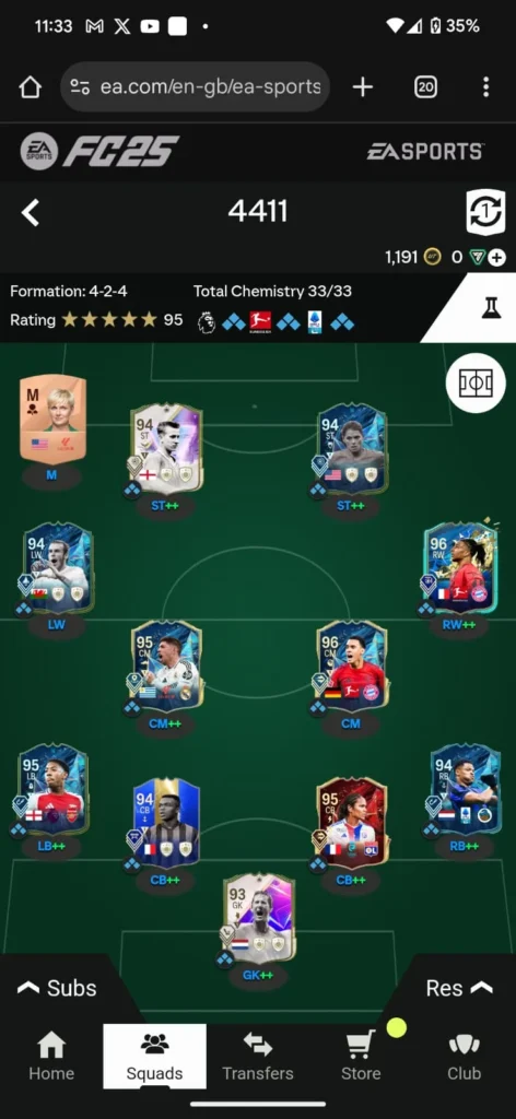 Eafc25 acc ps5 available for sale